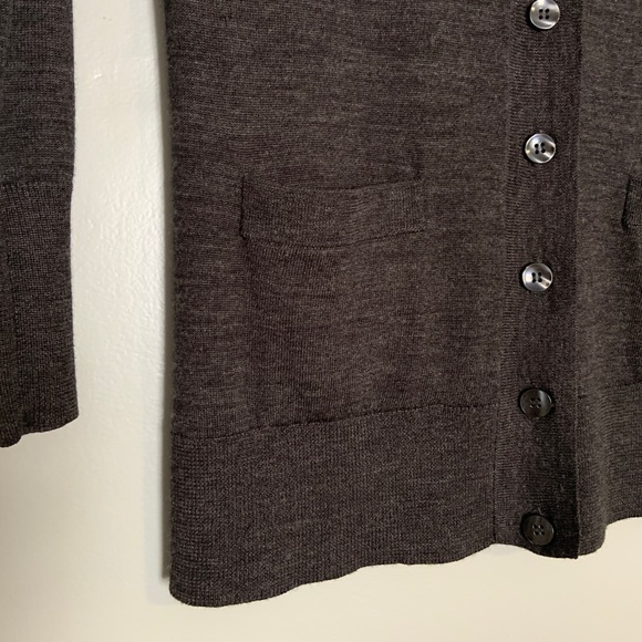 Holagen Dark Gray Long Cardigan S ⭐️Any 3 $10 items bundled $20-l0%=3@$18!💥 - Picture 4 of 9